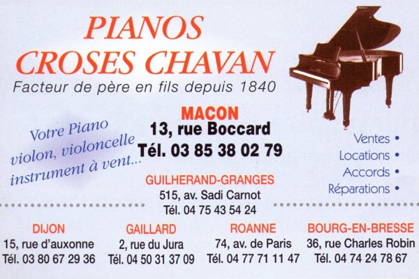 Pianos Croses